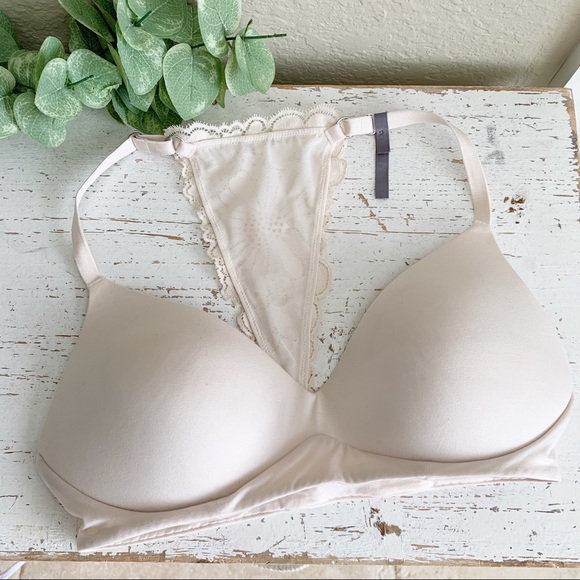 aerie Other - Aerie Wireless Lace Racerback Bra Bralette Size 34C